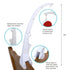 18 Inch, (Pack 2) J.L. Childress Crib Mobile Attachment Clamp Easy Attachment with Rubber Padding, Fits Traditional