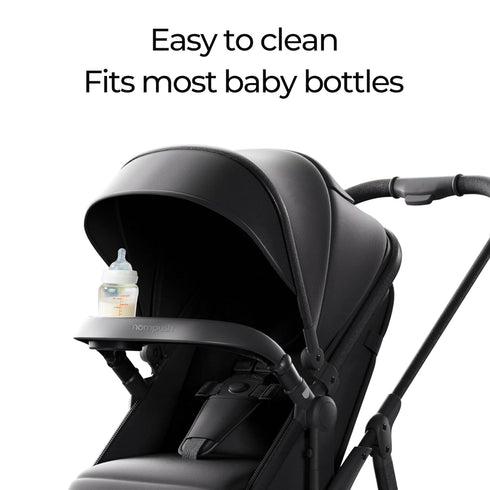 Mompush Snack Tray with Cup Holder for Mompush Wiz & Wiz Pro Stroller Only, Easy to Clean, Stroller Tray for Outings