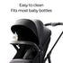 Mompush Snack Tray with Cup Holder for Mompush Wiz & Wiz Pro Stroller Only, Easy to Clean, Stroller Tray for Outings