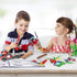 QLT QIAOLETONG City Fire Station Building Kit, 774 Pcs Set Including Fire Station, Fire Truck, Helicopter, Fire