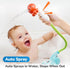 G-WACK Baby Bath Toys Shower Head Sprayer with Water Thermometer for New Borns, Toddlers and Kids | Baby Accessories