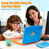 Cleboen Set Headset, 3-5-7 Pretend Play Home Office for Kids Toy Laptop Computer, LCD Writing Tablet, Pop Fidget