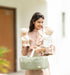 Luxurious Baby Diaper Caddy, Nursery Storage Basket for Newborn Essentials, Travel Baby Basket for Diapers Baby Wipes