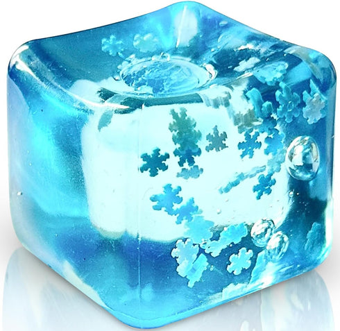 TwCare Stress Balls Ice Cube with Snowflakes Inside for Your Best Mellow and