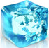 TwCare Stress Balls Ice Cube with Snowflakes Inside for Your Best Mellow and