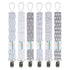 Babygoal Pacifier Clips, 6 Pack Holder for Boys and Girls, Fits Most Pacifier Styles & Baby Toys, Baby Gift 6MP09