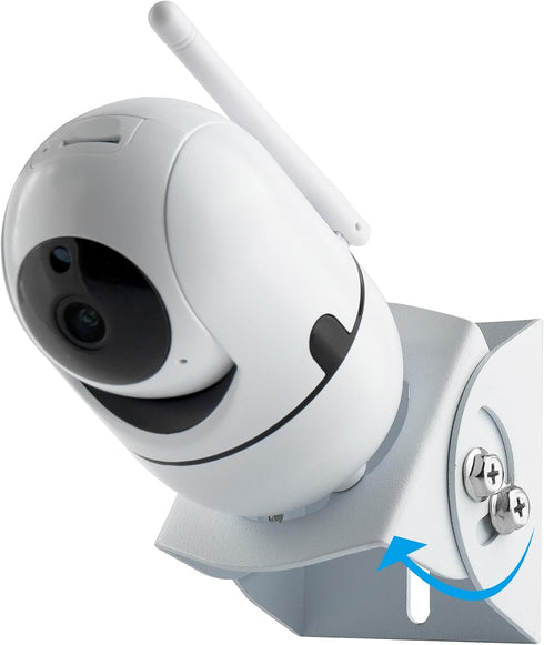 Baby Monitor Wall Mount for Infant Optics,Babysense, HelloBaby, Arlo ,VAVA and Most Universal Monitors Camera Easy Installation (Perforated Version)