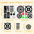 Play Kitchen Microwave Vinyl Decals Waterproof DIY Replacement Stickers Stove Oven Decals Gas Burner Cooker Decoration