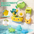 1-3 2-4 12-18 1+ Baby Bath Toys for Kids Ages | Fun & Easy Grip Mold Free Bath Toys Toddler | Bath Cups Spoon Watering