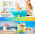 Bath Toy Storage Organizer, Foldable Bath Toy Holder for Bathtub, Removable Base, Bathroom Toy Storage Bin for Kids