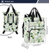 SUABO Backpack Beautiful Leaf Pattern Baby Diaper Bag Large Bag Waterproof Travel Diaper Bags for Moms and Dads
