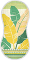 decor gift Cotton Burp Cloths Baby Soft and Absorbent? Lemon Yellow Green Leaves Summer