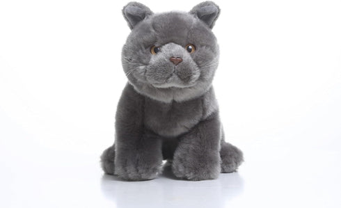 Lifelike British Shorthair Cat Plush Stuffed Animal Toy British Shorthair Cat Animal Model 32cm