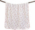 Pack 2 43"X43" of Ultra Soft Muslin Baby Blankets for Girls Boys Breathable Lightweight Cotton Muslin Swaddle Blankets
