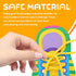 NUOBESTY Shoelace Threading Teaching Toys, Learn to Tie Shoelaces Toy for Kids, Fine Motor Skills Educational Toys