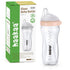 haakaa Gen.3 Natural Glass Baby Bottle 11oz/1PK - Wide Neck Anti-Colic Variable