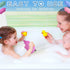 4 Pieces Baby Bath Sponge, Soft and Absorbent Cotton Sponge for Kids Babies (Red, Purple, Green, Blue)