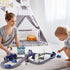 Sets 66 3 4 5 6 7 8 Wdmiya Train for Toddlers, Pcs Trains Toy with Battery Operated & Tracks (Magnetic Connection)