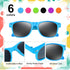 NEBURORA Neon Sunglasses Bulk, Classic Retro Multicolor Party Sunglasses, 6/12/24/60 Pack Toys for Summer Beach Party