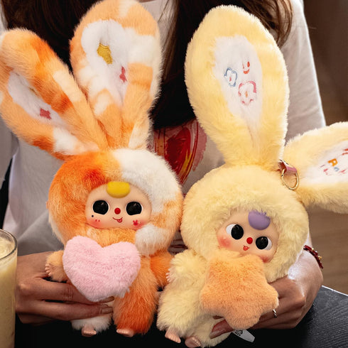 3 1Pc(1 9 Baby Three Lily Rabbit Town Series Plush Blind Box of Possible Styles) Cute Stuffed Animal Toys Action