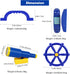 RedSwing Playground Accessories for Kids Outdoor - Swingset Attachments with Pirate Ship Wheel, Telescope, Blue