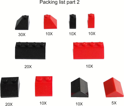 161 Pieces Education Building Bricks Block Set with Windows, Doors, and Roof Tiles - Compatible Major Brands
