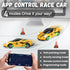 1/64 4-7 8-12, 2.4GHz 3 SASBSC Mini Rc Car Toys for Boys Age Small App & Remote Control Cars with Speed Modes for Kids