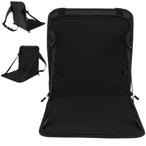 bigjvbfv Kids Travel Seat with Seat Belt Portable Travel Seat Folding Kids Seat