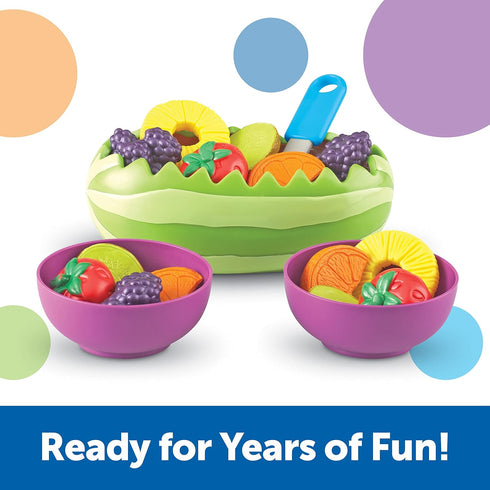 1-3, Sets, Learning Resources New Sprouts Fresh Fruit Salad - Realistic Play Food for Toddlers Preschool Learning Toys