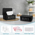 Singhoow 4 Pack Baby Wipes Dispenser Refillable Wipe Holder with Lid Toilet Wipes Container for Bathroom Tissue Paper
