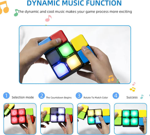 Yudngli 4 6-12 Electronic Handheld Game| Fidget Toys|Logic Games FlipSlide | Game Modes |Toy for Kids Boys and Girls |