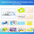 36+ 4-12, 434 Solar Power Kits, Model STEM Robot Building Toys for Kids Pcs with Solar/Gears/Sensors, Educational