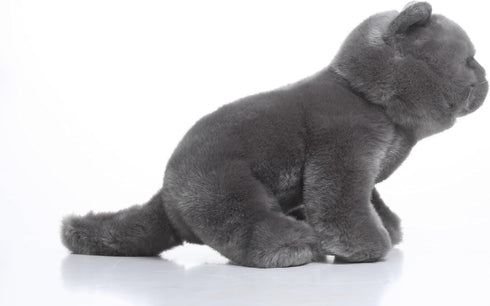Lifelike British Shorthair Cat Plush Stuffed Animal Toy - British Shorthair Cat Model 32cm