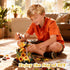 FIKAXTOY Set Set Insect Flowers Collection Micro Building Toy with Dust Cover, Flower Plants Bug Botanical for Nature