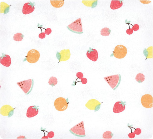 (Pack 2) Hudson Baby Unisex Baby Cotton Flannel Receiving Blankets Bundle, Fruit Salad, One Size