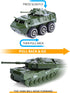 26 Pack Diecast Military Vehicles Set, 6 Pack Alloy Metal Models Car Toys and 20 Pack Soldier Army Men
