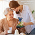 530 Set, QLT QIAOLETONG Flower Bouquet Building Kit for Adults, PCS Animals Flowers Botanical Collection Mini Building