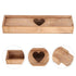 Wooden Pregnancy Announcement Box with Lid Keepsake Case Reveal Storage Brown Pregnancy Test Box for Newborn