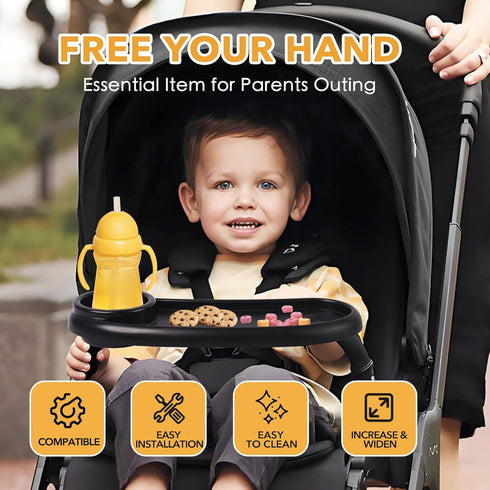 KEUYE Nuna,3 1 Snack Tray Compatible with Nuna,Snack Tray for Stroller Compatible with in Snack Tray Attachment