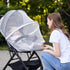 Mosquito Net for Stroller - Encrypted Full Cover with Double Zipper, Breathable & Foldable Netting