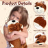 Vertintong 17.7" Soft Dog Plush - Huggable Stuffed Animal Pillow for Kids Birthday Gift - Large Cuddle Puppy Toy