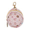 PYBUG Dessert Round Pacifier Storage Case, Polyester & TPU Lined with Hook Buckle,