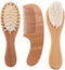 TOYANDONA Newborn Hairbrush and Styling Comb Set for Babies Boys with Soft