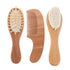 BAZEITFLOW Hairbrush Comb Set with Soft Wool Bristles for Boys, Grooming Kit with