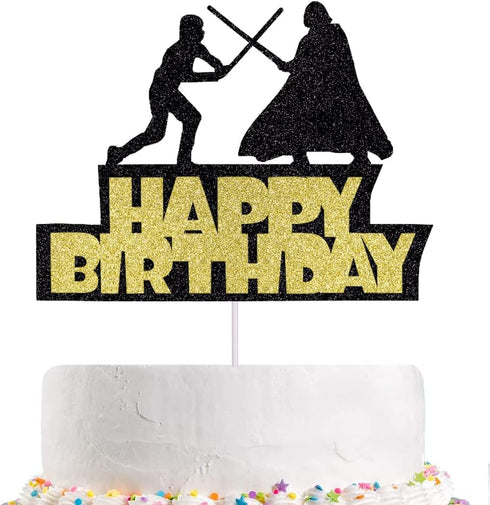 Anxdh Alien War Cake Top Hat Decoration - Children Birthday Party Decoration for Alien War Theme