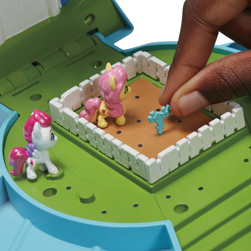 My Little Pony Mini World Magic Epic Crystal Brighthouse Toy - Buildable Playset with 5 Collectible Figures