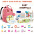 Backpack, Backpack Tenot Baby Diaper Bag Travel Diaper Bags for Babys Girl Boy Large Capacity Baby Bag for Women Pink