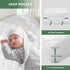2 Pack 4" 9", 52"x28", GRT Waterproof Crib Mattress Protector Rayon Made from Bamboo,Quilted Baby Mattress Pad Fitted
