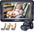 AMTIFO Baby Car Camera Easy Install: Clear Night Vision 2Mins Plug-Play Backseat Camera