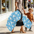 DOMIKING Sky Blue Seagulls Print Baby Car Seat Cover Breathable Infant Car Seat Cover for Babies Lightweight Carseat